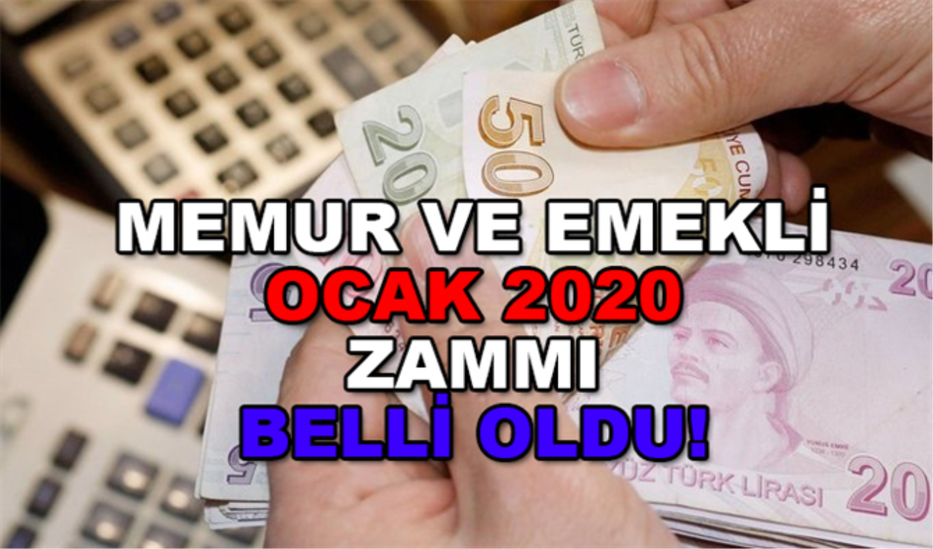 emekli ve memur zammi belli oldu iste 2020 zamli memur ve emekli maasi