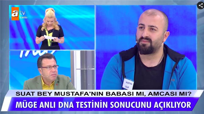 15 Ekim Müge Anlı ile Tatlı Sert Mustafa Celep'in DNA Testi Sonucu açıklandı! Suat Bey Mustafa'nın babası mı