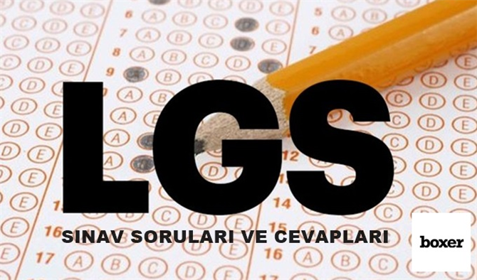 2019 LGS sınav soruları ve cevap anahtarı yayınlandı mı? LGS sınav kitapçığı