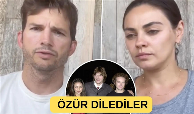 Ashton Kutcher ve Mila Kunis tepkiler sonrası özür diledi