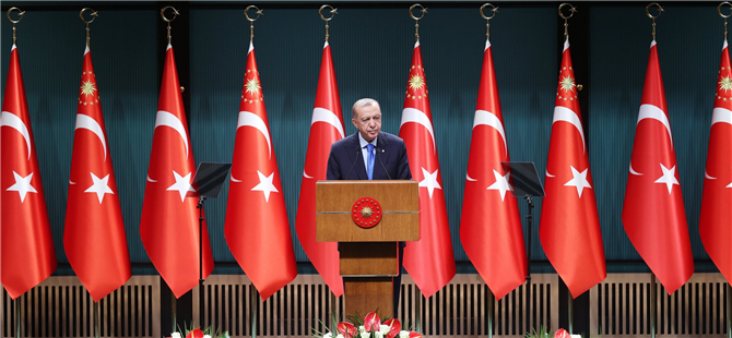 Cumhurbaşkanı Erdoğan Başkanlığında Yapılan Kabine Toplantısında Alınan Önemli Kararlar