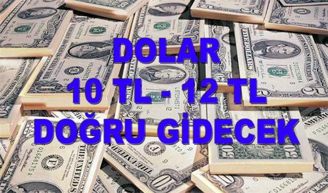 Dolar piyasaları alt üst edecek! Dolar 10 TL - 12 TL Bandına Çıkacak! 2020 Yıl Sonu Dolar tahminleri