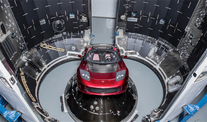 Elon Musk Uzaya Tesla Gönderiyor