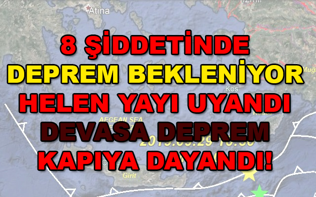 Gizlenen Gerçek 8 Şiddetinde Deprem Olacak! İstanbul'da Değil! Helen Yayı Uyandı