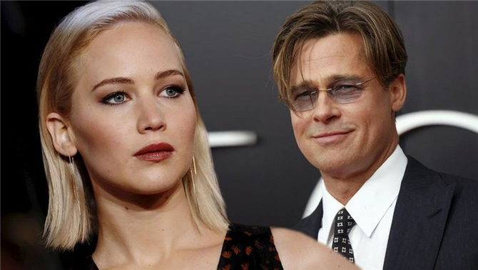 'Jennifer Lawrence ile Brad Pitt Aşk Yaşıyor' İddiası