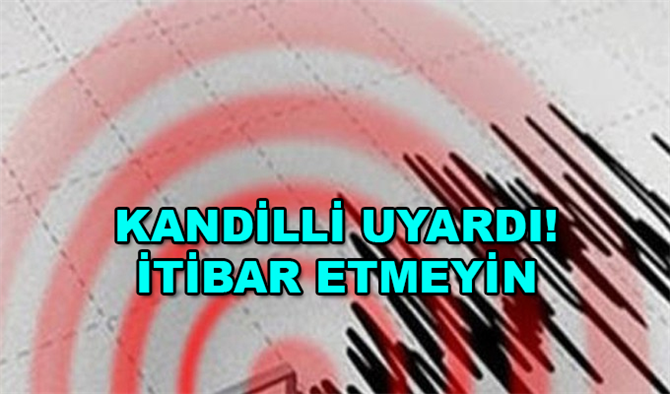Kandilli Rasathanesi Son Dakika deprem açıklama! İstanbul Depreminden Endişelenmeyin! Marmara Denizi depremleri...