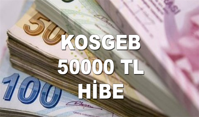 KOSGEB'ten 50 Bin TL Hibe Müjdesi! Geri Ödemesiz 50 Bin TL Almak için İşte Şartlar