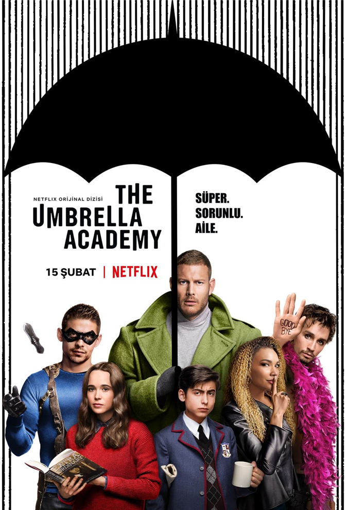 Netflix'in yeni dizisi için heyecan dorukta! The Umbrella Academy'e sayılı günler kaldı