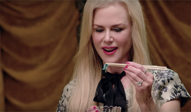 Nicole Kidman Canlı Canlı Böcek Yedi