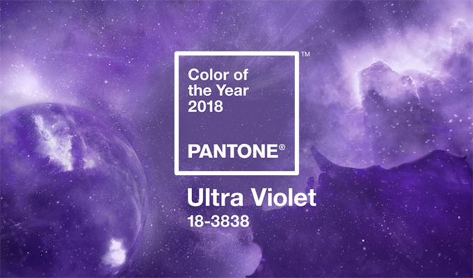 Pantone 2018 Yılının Rengi: Ultra Viloet Kodu: 18-3838 TCX