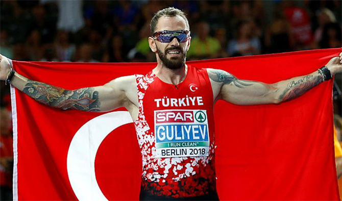 Ramil Guliyev Erkekler 200 Metrede Yine Bir Rekorla Avrupa Şampiyonu Oldu