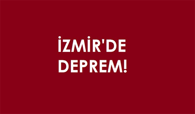 Son Dakika İzmir'de deprem şiddeti kaç artçı mı Son Depremler