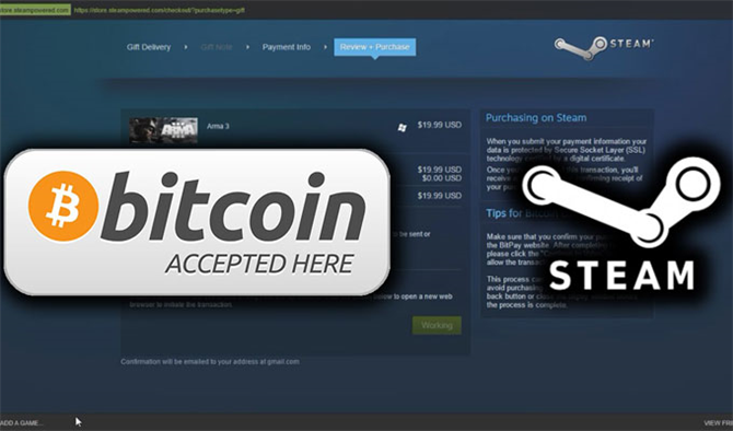 Steam Ödeme Yöntemlerinden Bitcoin'i Çıkardı