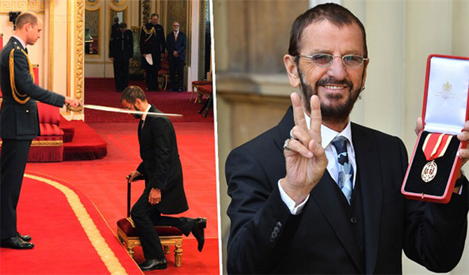 The Beatles Davulcusu Ringo Starr "Sir" Unvanını Aldı