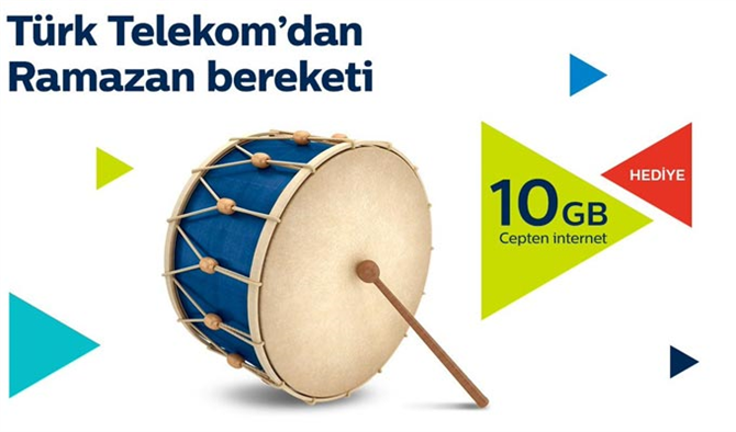 Türk Telekom Bedava İnternet paketi kampanyası Ramazan 2019