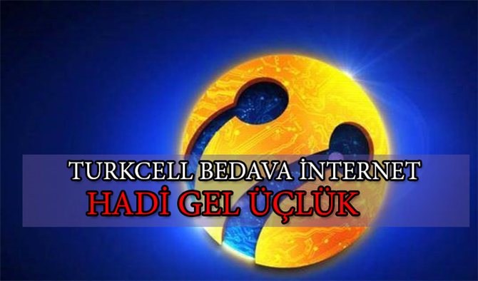 Turkcell Rahat Hadi Üçlük Paketi Bedava İnternet (Turkcell 1200 GB İnternet kampanyası)