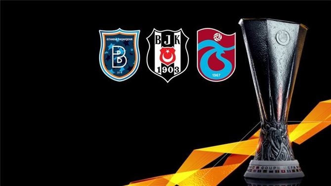 UEFA Avrupa Ligi'nde Beşiktaş, Trabzonspor ve Başakşehir'in rakipleri belli oldu