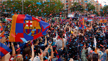 Barcelona, Lig Şampiyonluğunu Coşkuyla Kutladı