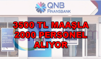 Finansbank 2.000 Kişi Personel Alımı İlanı Yayınladı! 3500 TL Maaşla