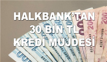 Halkbank'tan 0,89 Faizli 30 Bin TL Kredi Müjdesi! İşte Başvuru Şartları