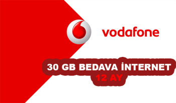 Vodafone Bedava İnternet Kampanyası (30 GB Bedava İnternet)