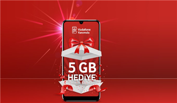 Vodafone’dan 5 GB hediye internet!