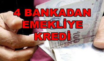 Ziraat Bankası, Vakıfbank, Şekerbank, Burgan Bank Emekliye 100 Bin TL Kredi
