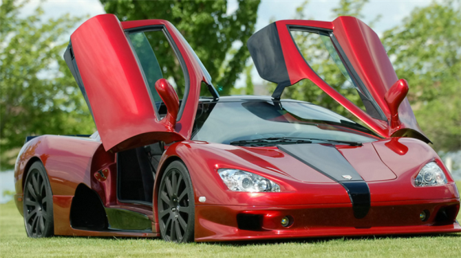 SSC Ultimate Aero: 414 km/sa